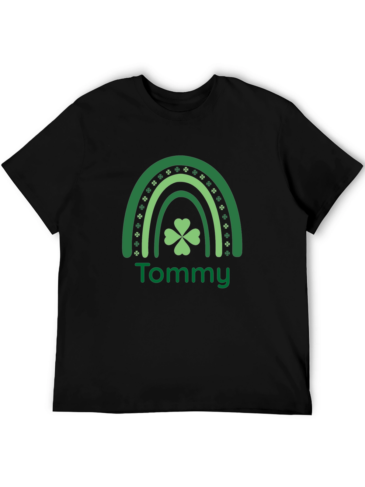 Tommy St. Patricks Day Shamrock Rainbow T-Shirt