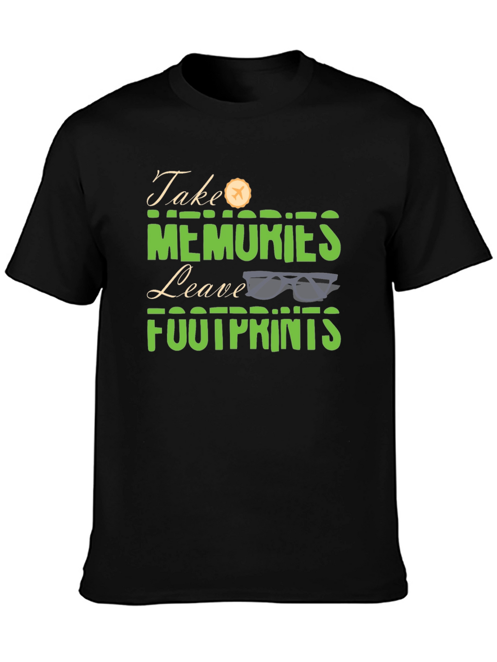 Take Memories Leave Footprints Graphic Tee