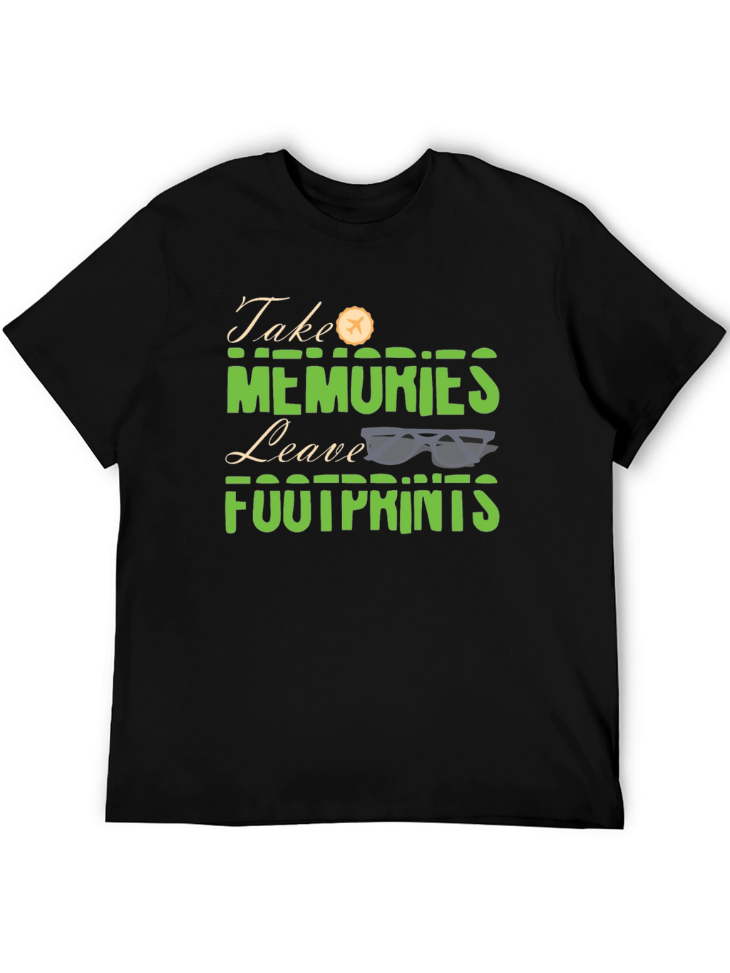 Take Memories Leave Footprints Graphic Tee