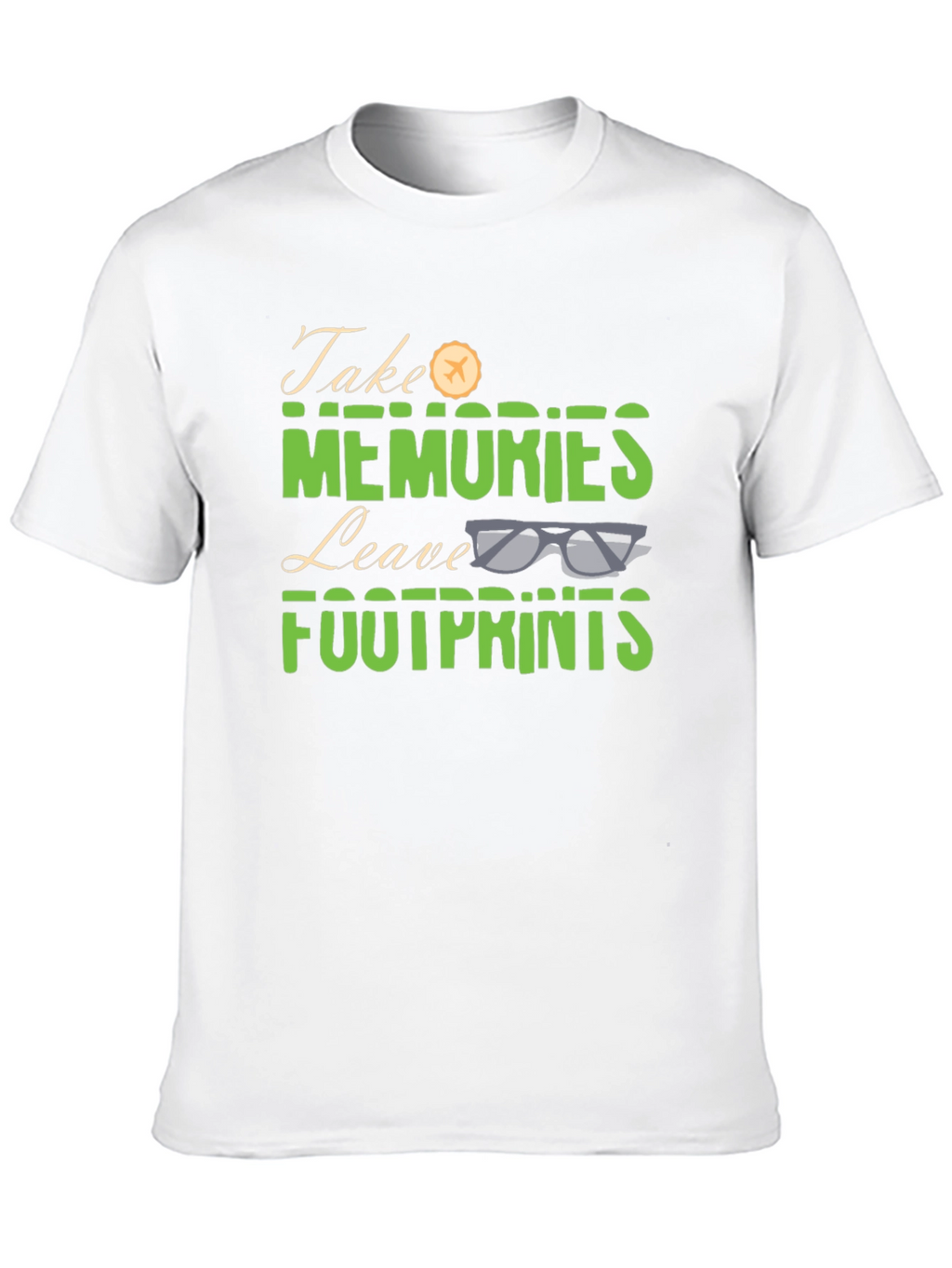 Take Memories Leave Footprints Graphic Tee