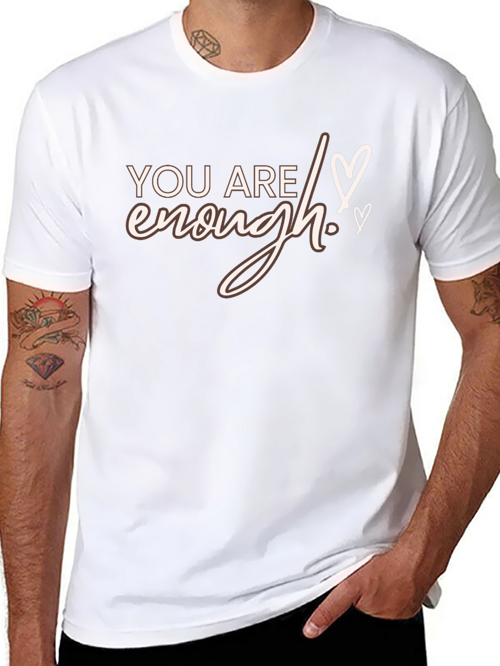 You Are Enough Graphic Tee - Unisex Comfort