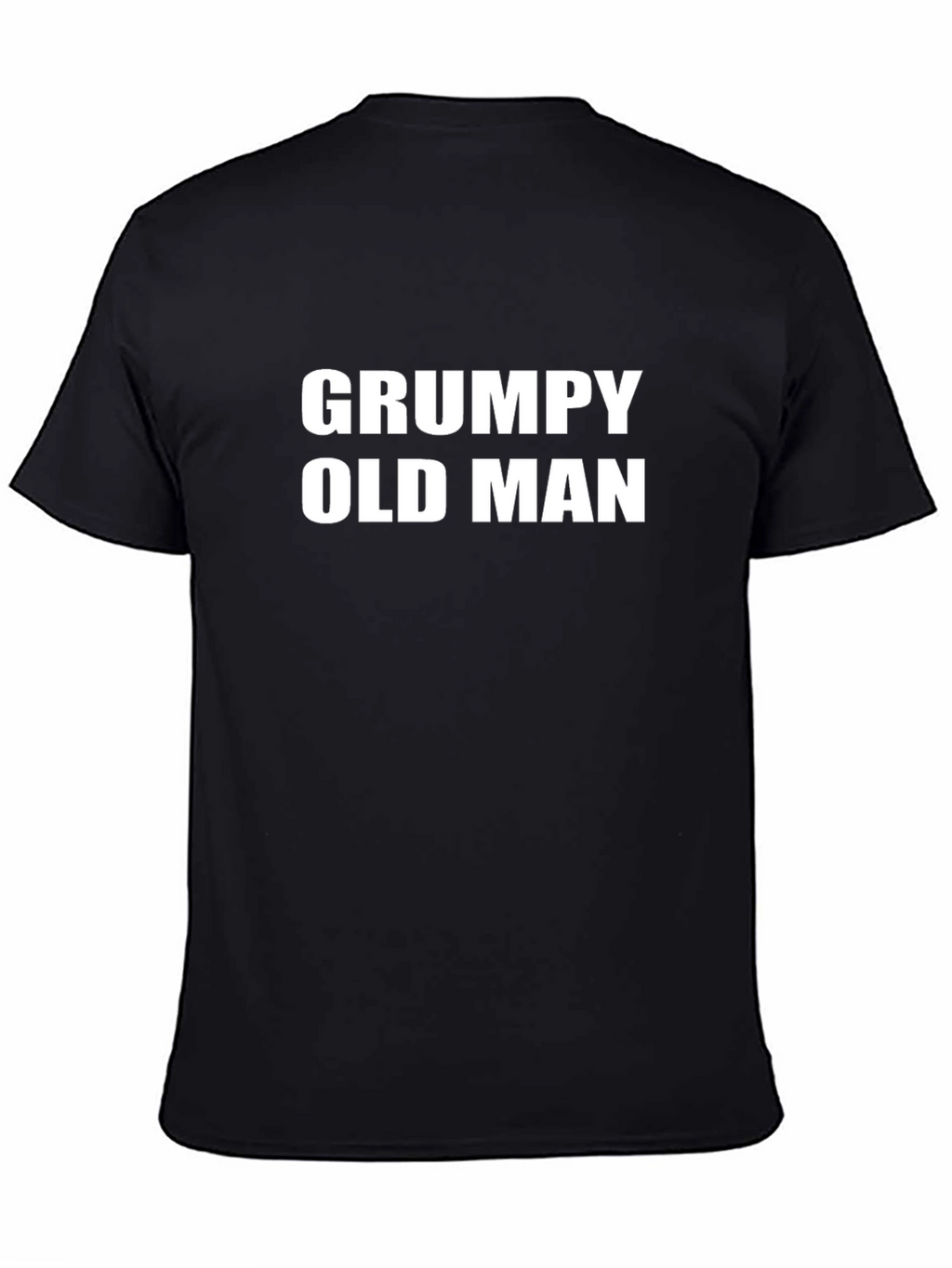 Grumpy Old Man T-Shirt - Black Graphic Tee