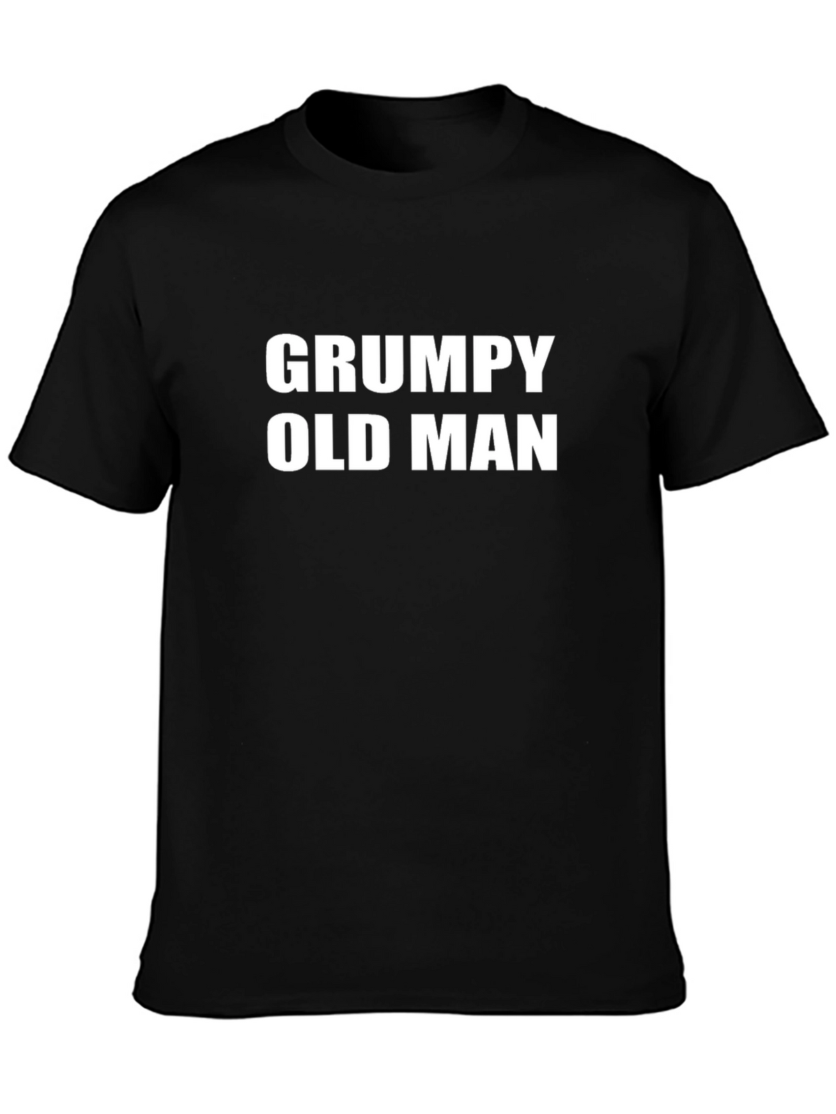 Grumpy Old Man T-Shirt - Black Graphic Tee