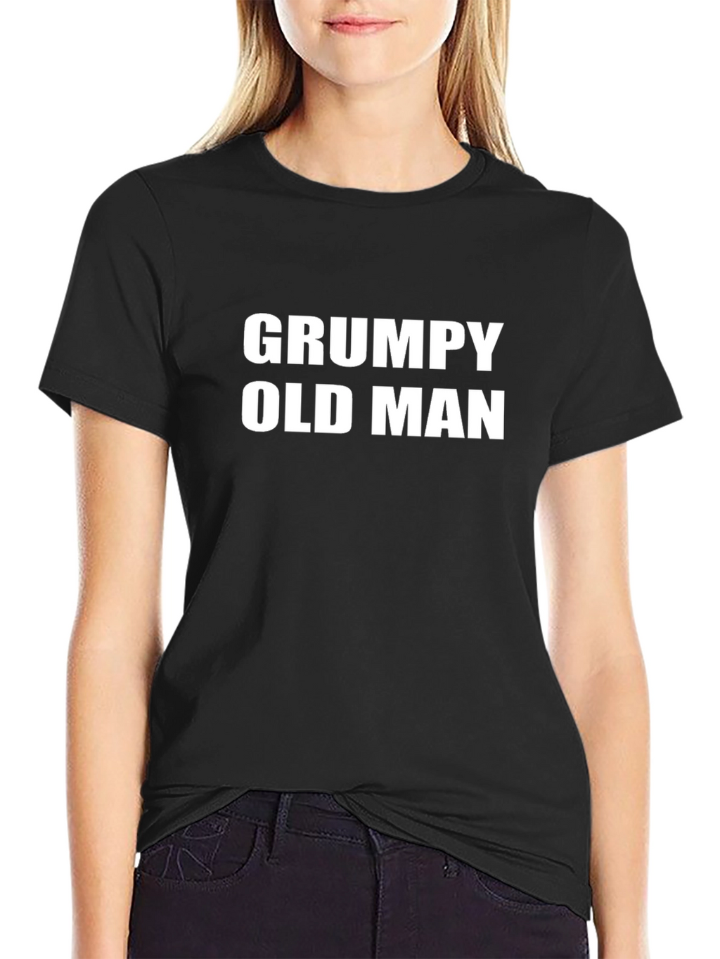 Grumpy Old Man T-Shirt - Black Graphic Tee