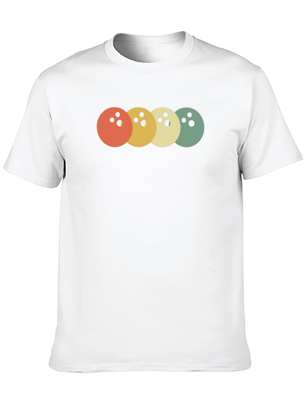 Retro Bowling Ball T-Shirt - Stylish & Comfortable