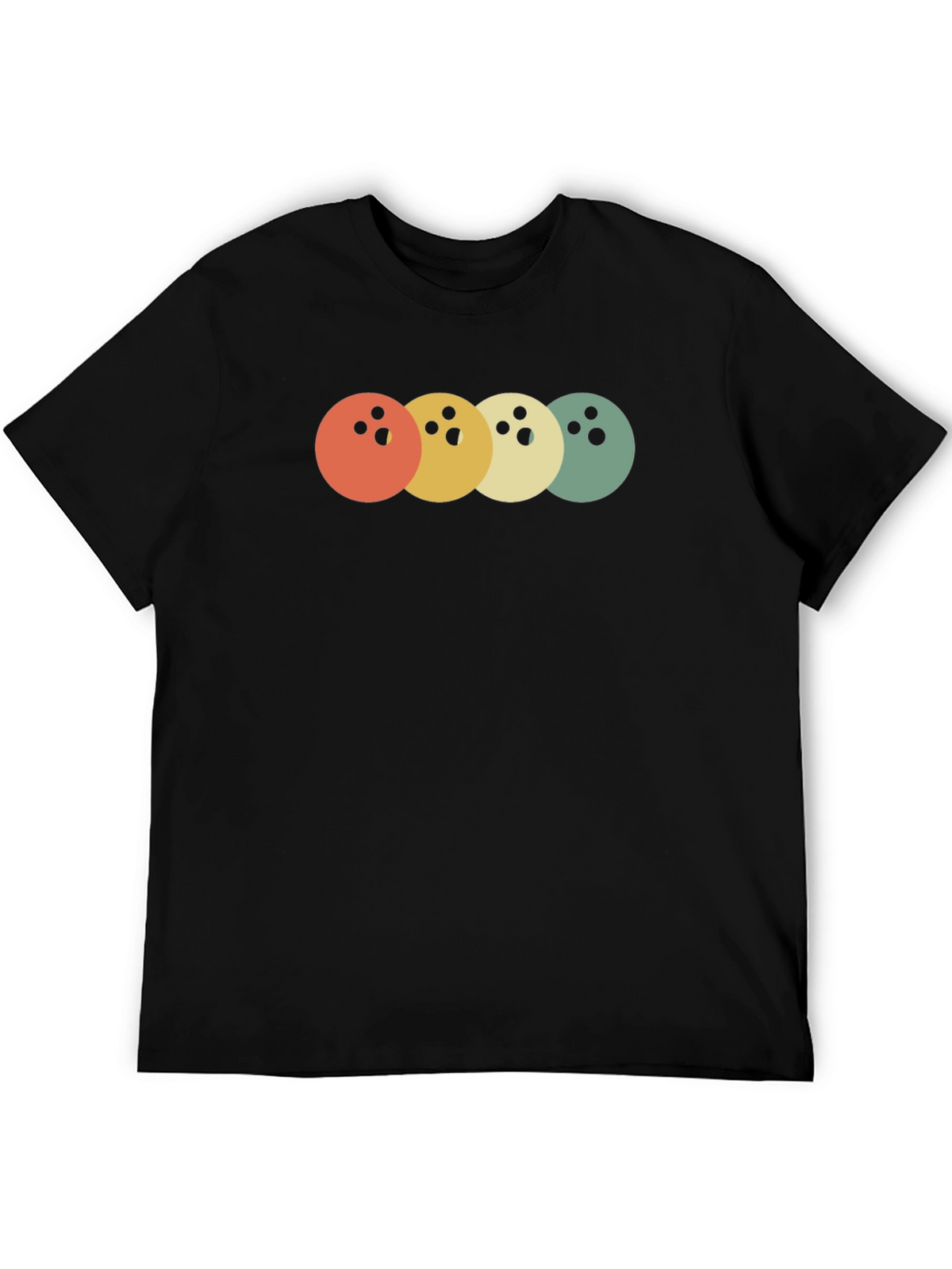 Retro Bowling Ball T-Shirt - Stylish & Comfortable