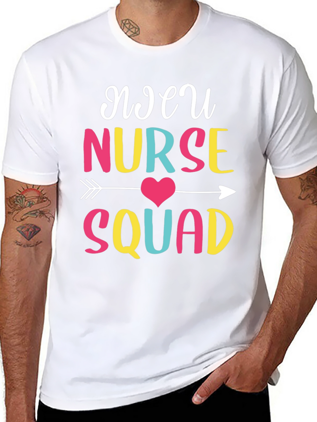 NICU Nurse Squad Graphic T-Shirt