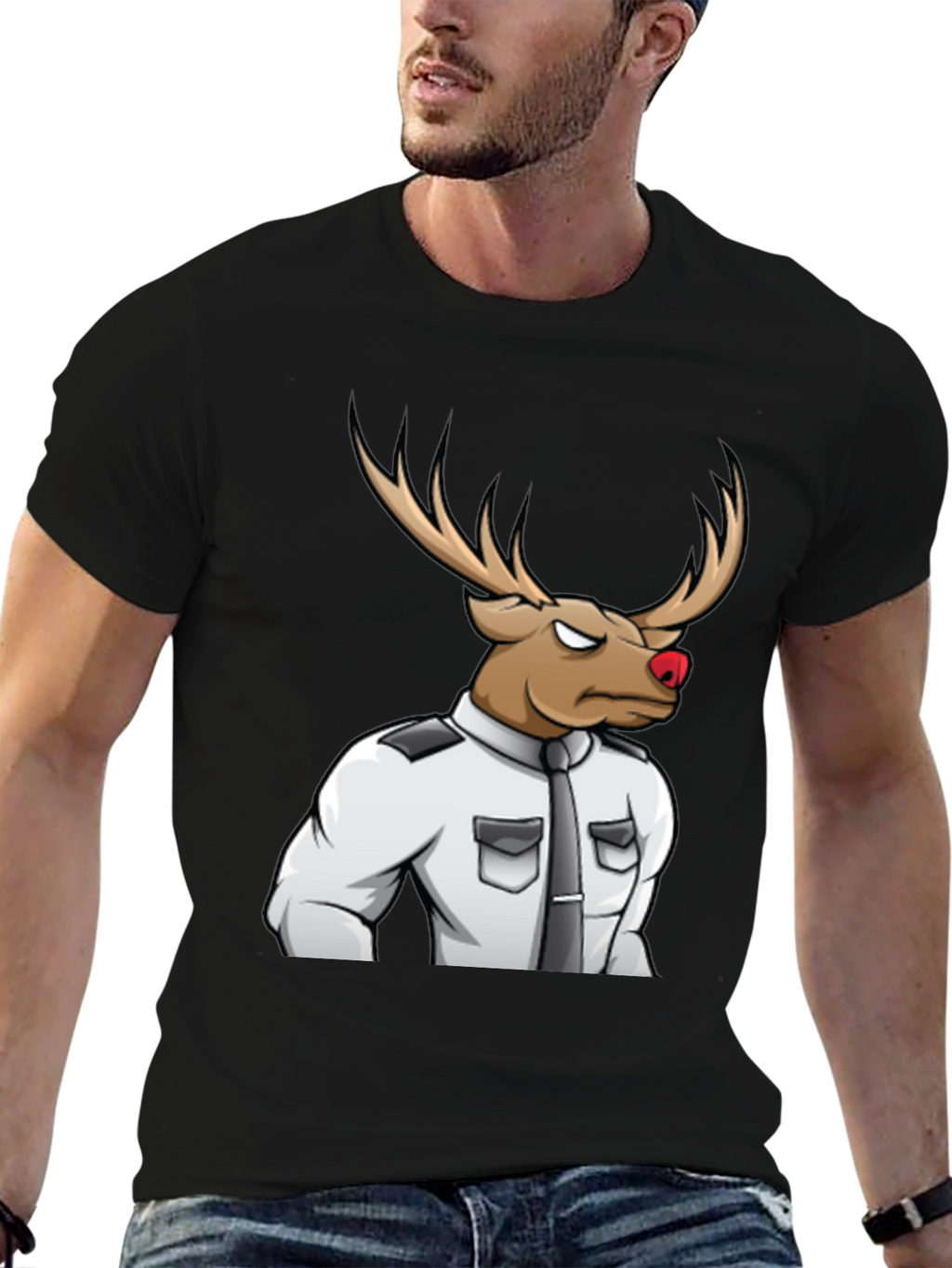 Rudolph Security Black T-Shirt
