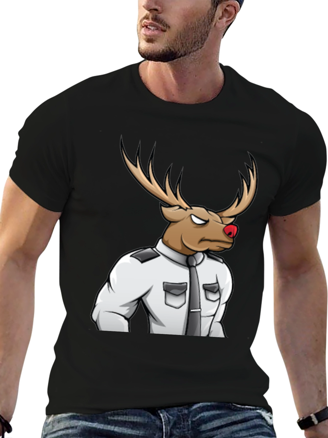 Rudolph Security Black T-Shirt