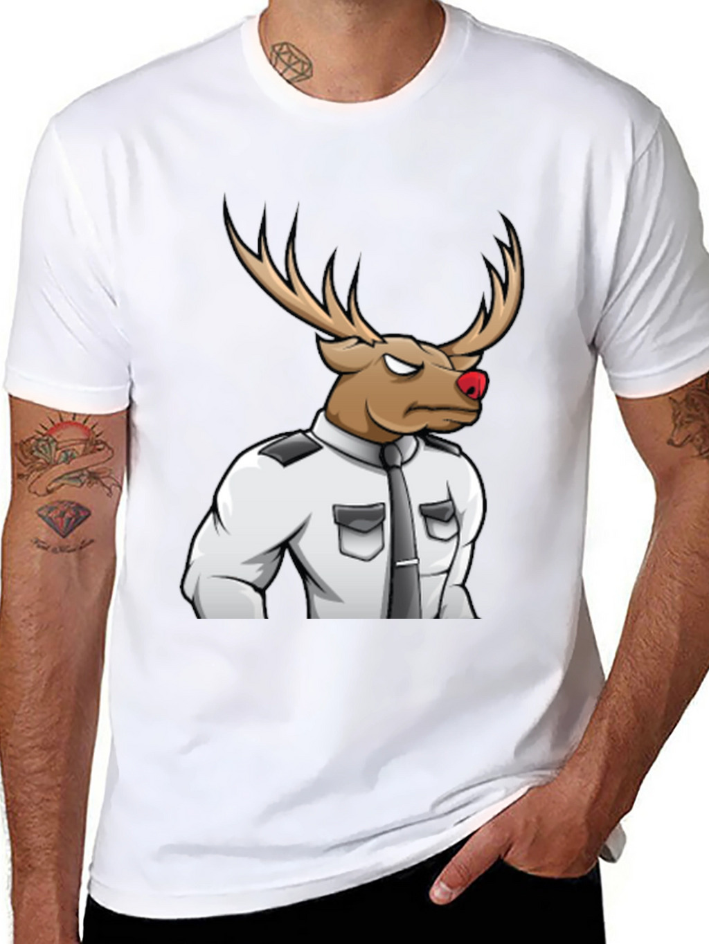 Rudolph Security Black T-Shirt