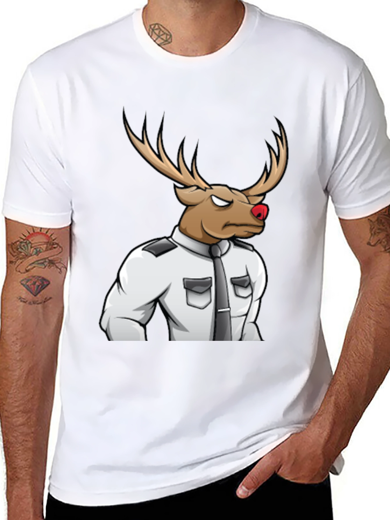 Rudolph Security Black T-Shirt