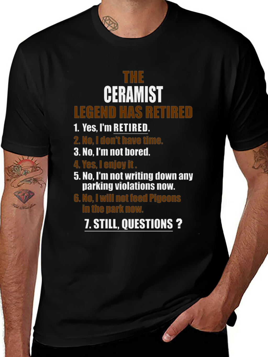 Ceramist Legend Retired Graphic T-Shirt