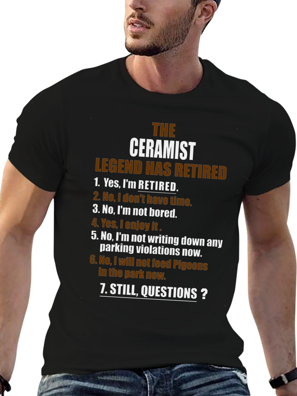 Ceramist Legend Retired Graphic T-Shirt