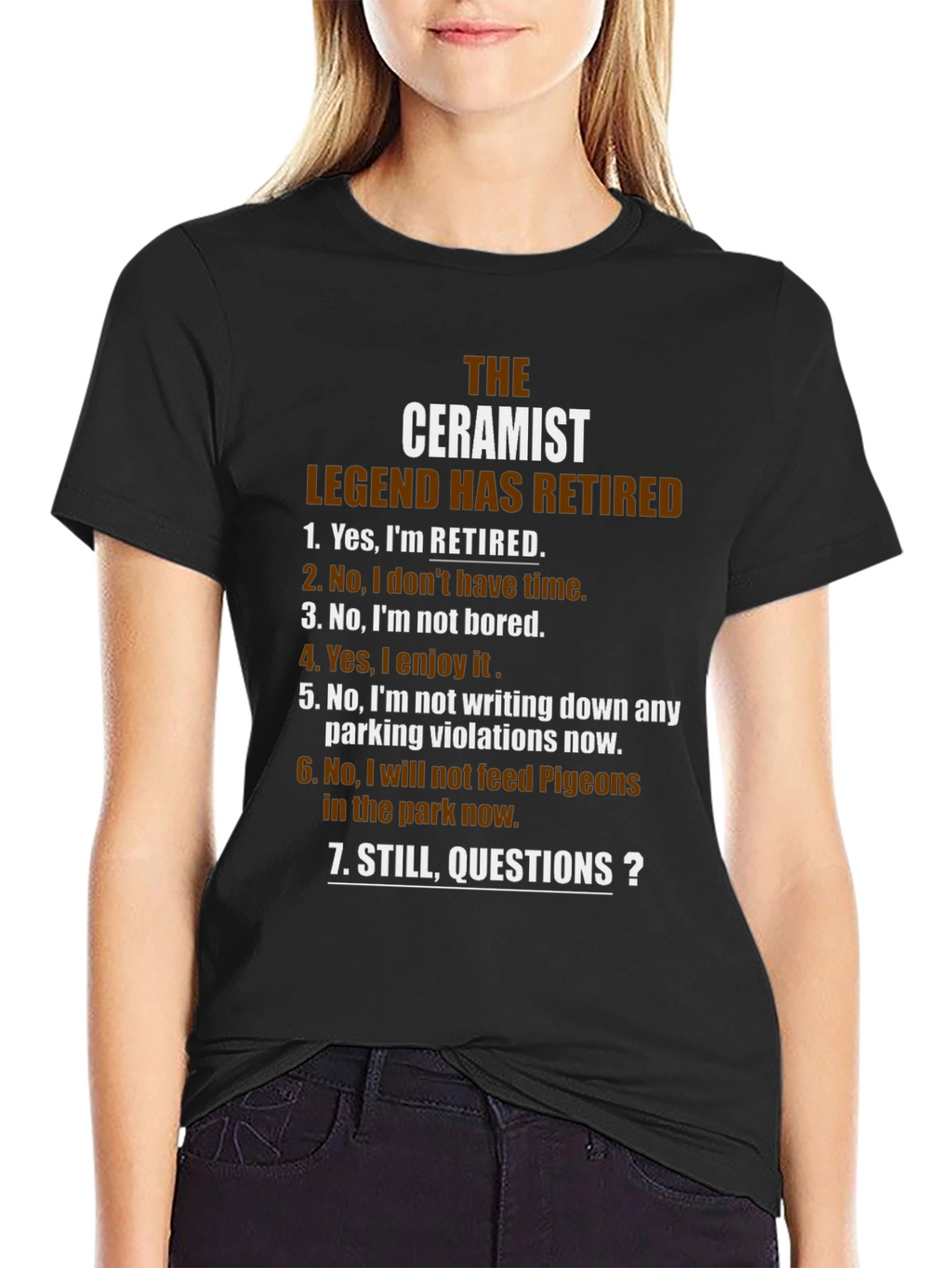 Ceramist Legend Retired Graphic T-Shirt