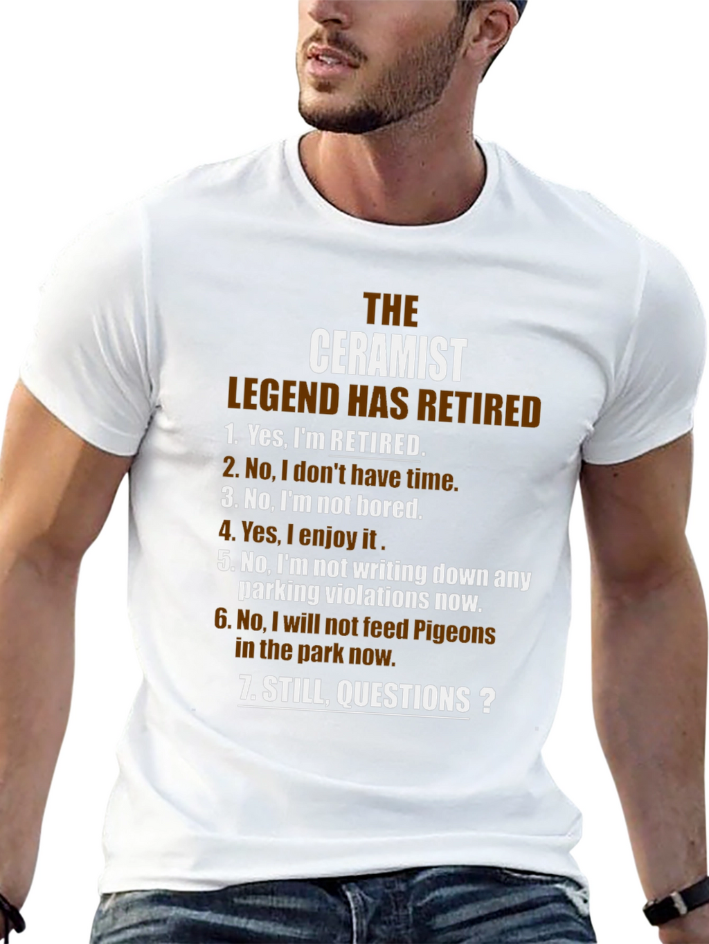 Ceramist Legend Retired Graphic T-Shirt