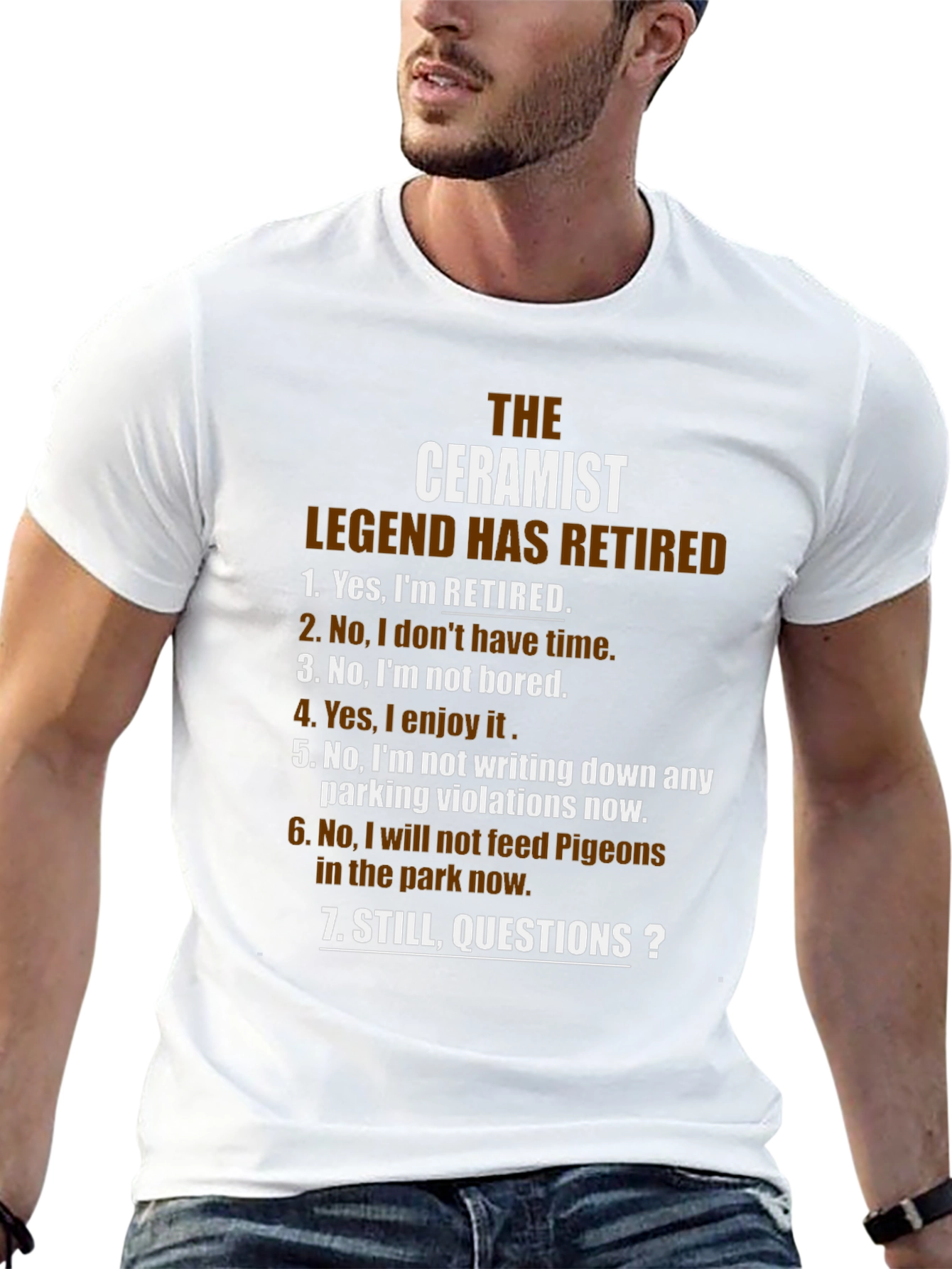 Ceramist Legend Retired Graphic T-Shirt