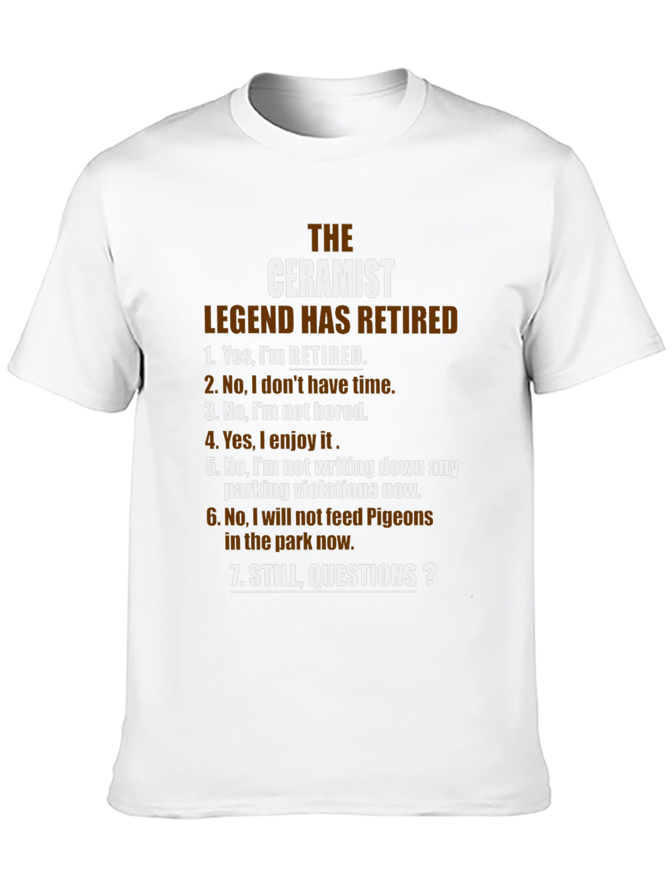 Ceramist Legend Retired Graphic T-Shirt