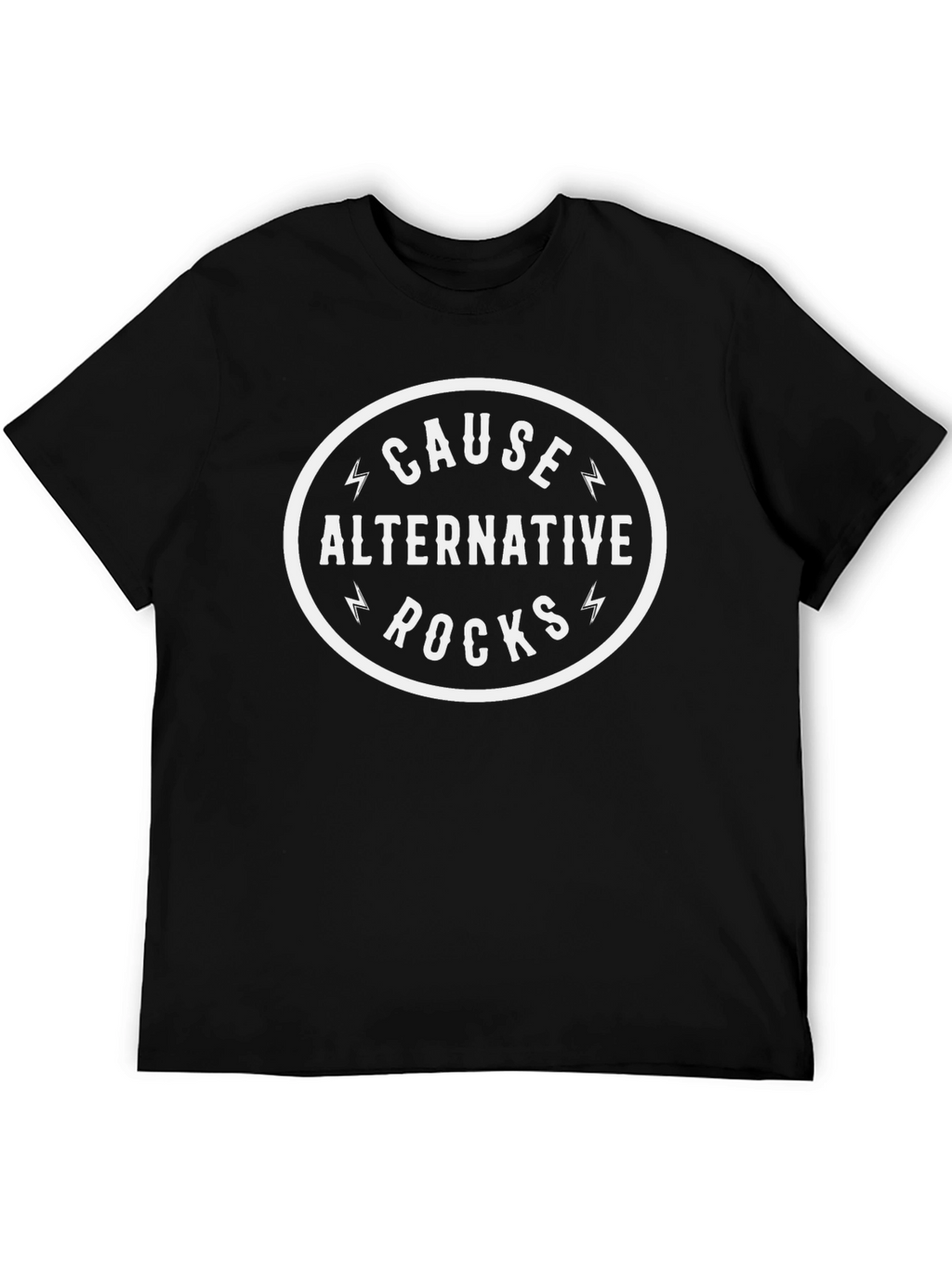 Cause Alternative Rocks Black Graphic Tee