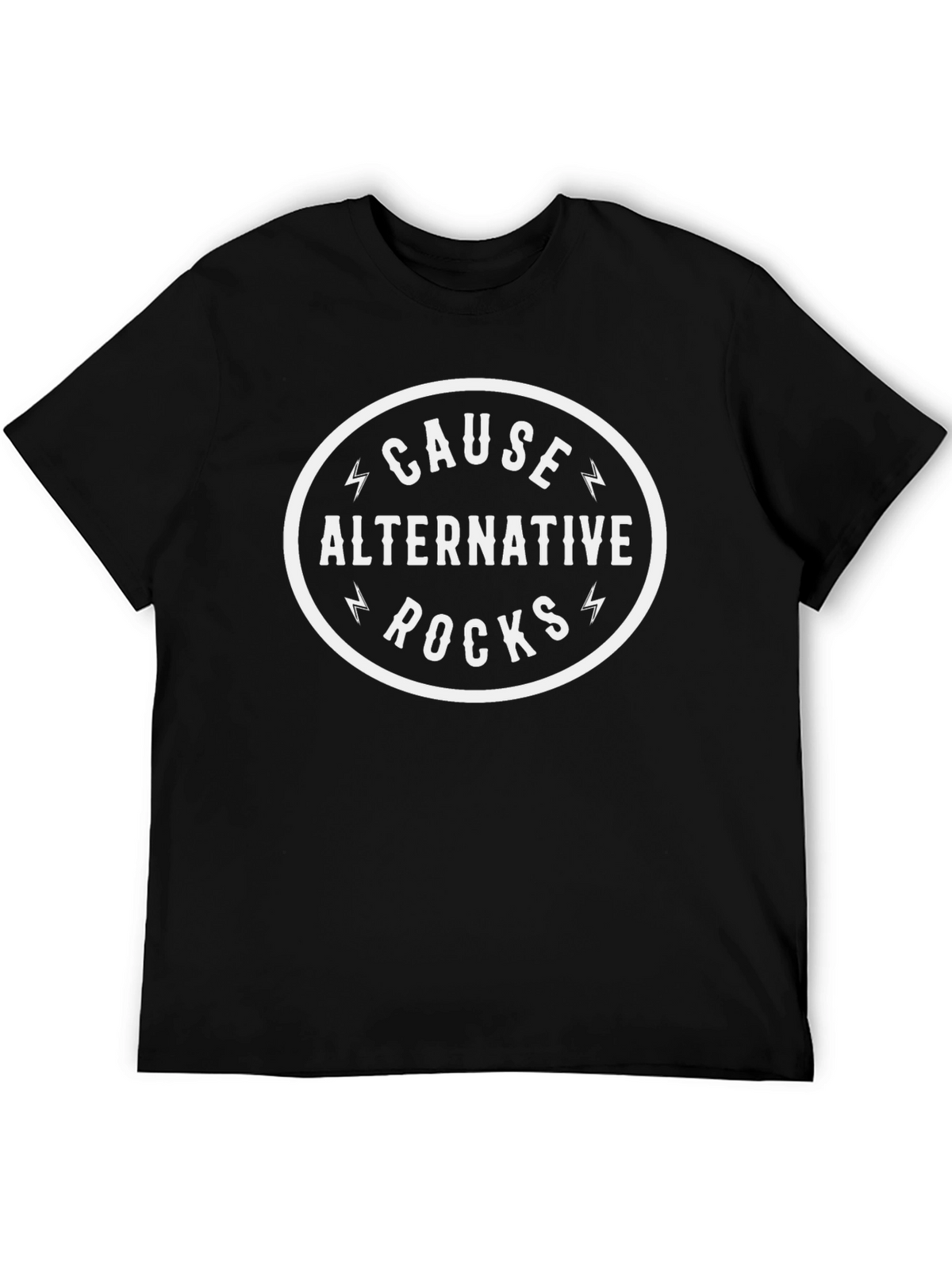 Cause Alternative Rocks Black Graphic Tee