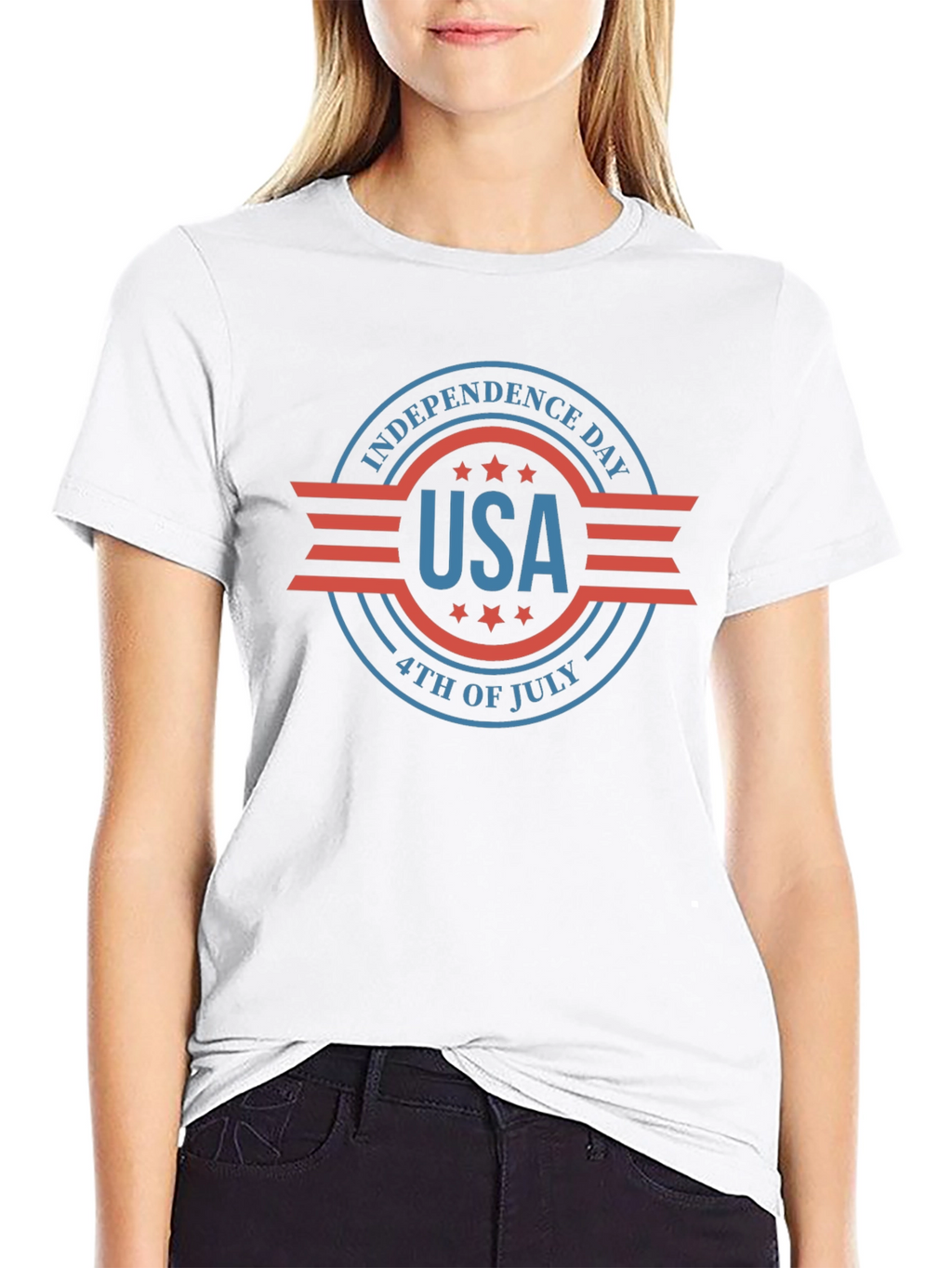 Independence Day USA Patriotic Graphic Tee