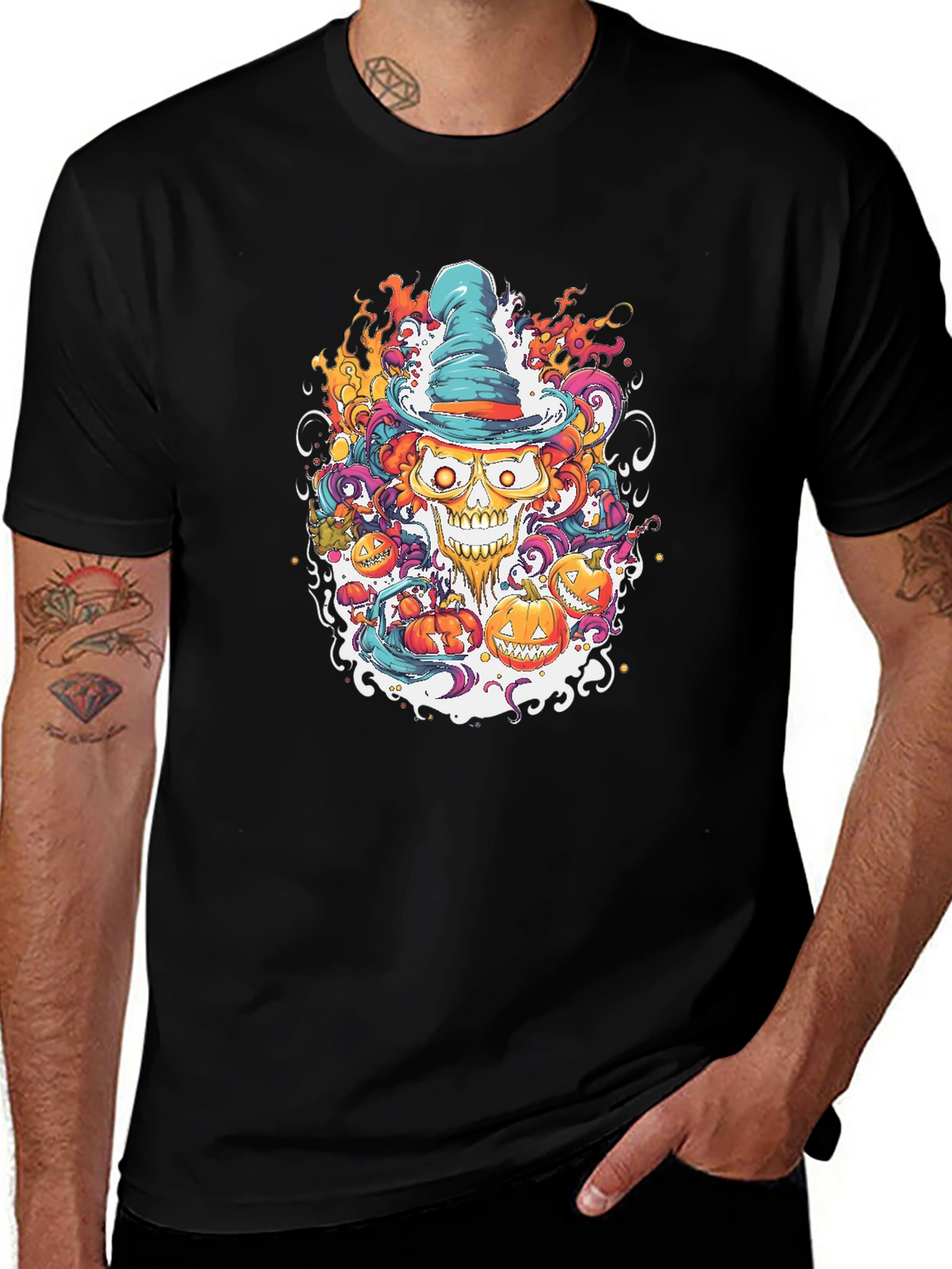 Halloween Skull Tee: Spooky Style