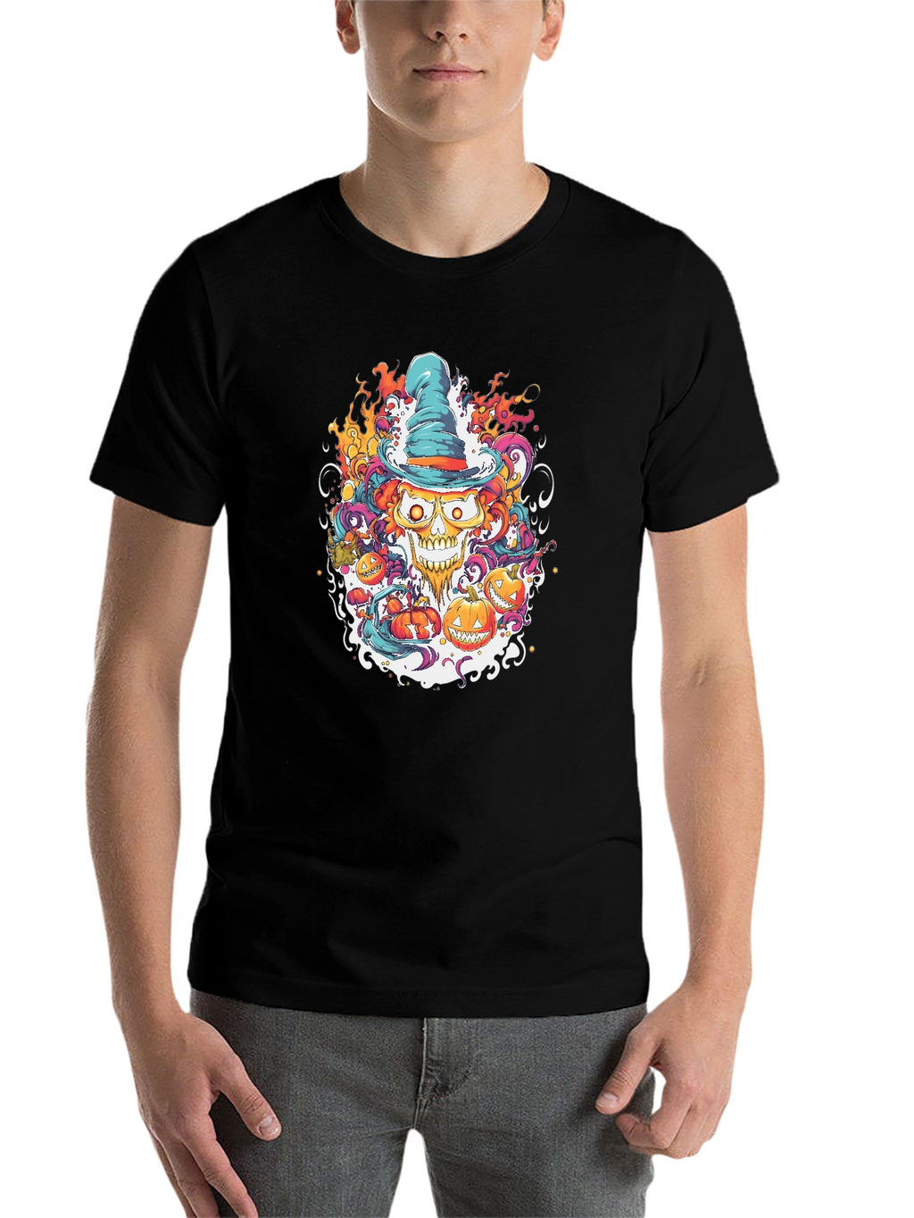 Halloween Skull Tee: Spooky Style