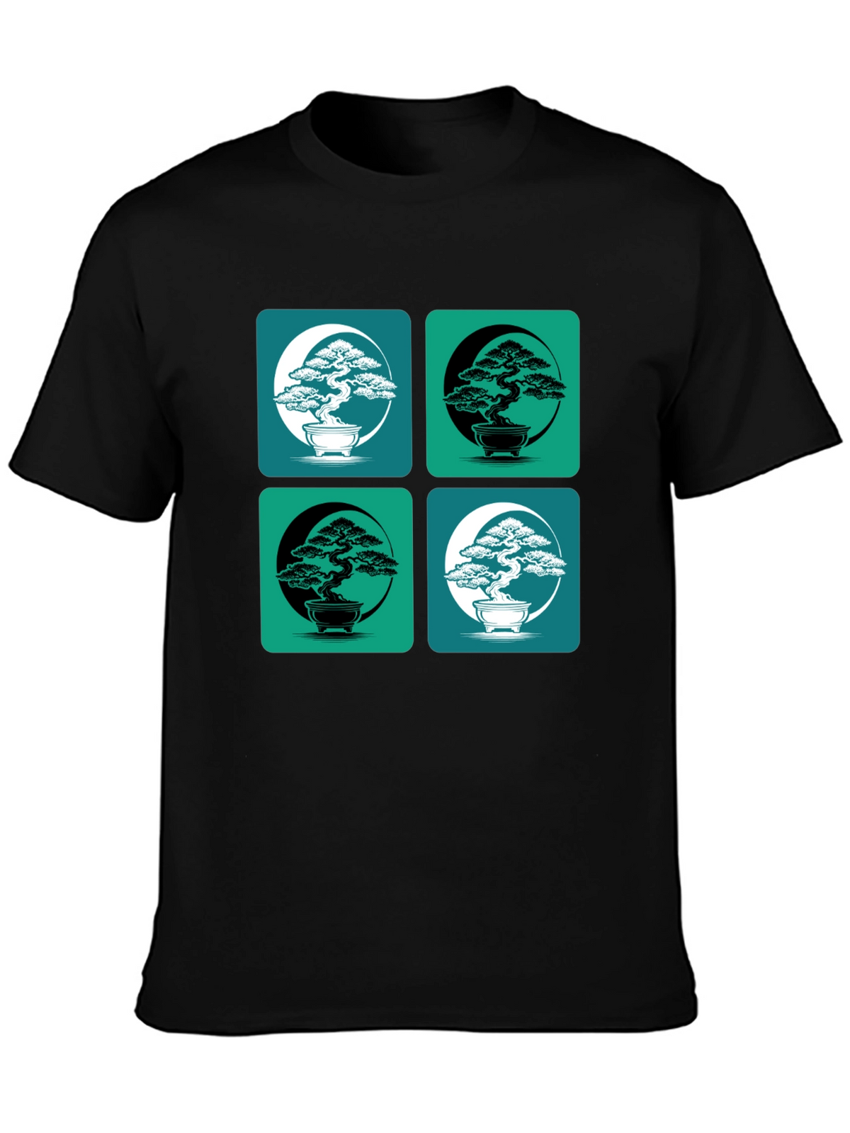 Bonsai Yin Yang T-Shirt - Stylish Graphic Tee