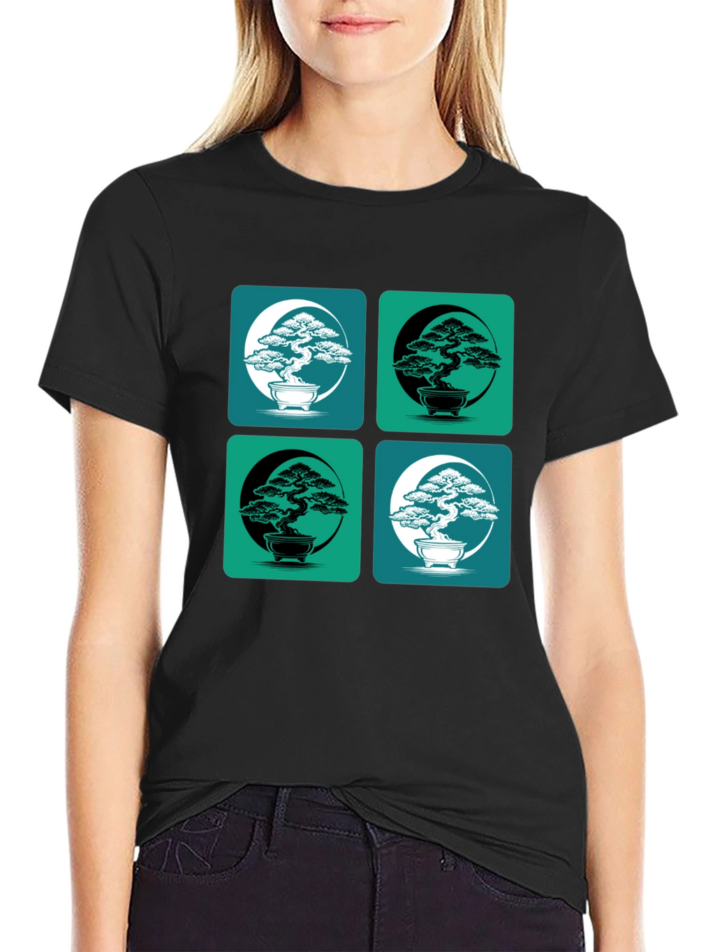 Bonsai Yin Yang T-Shirt - Stylish Graphic Tee