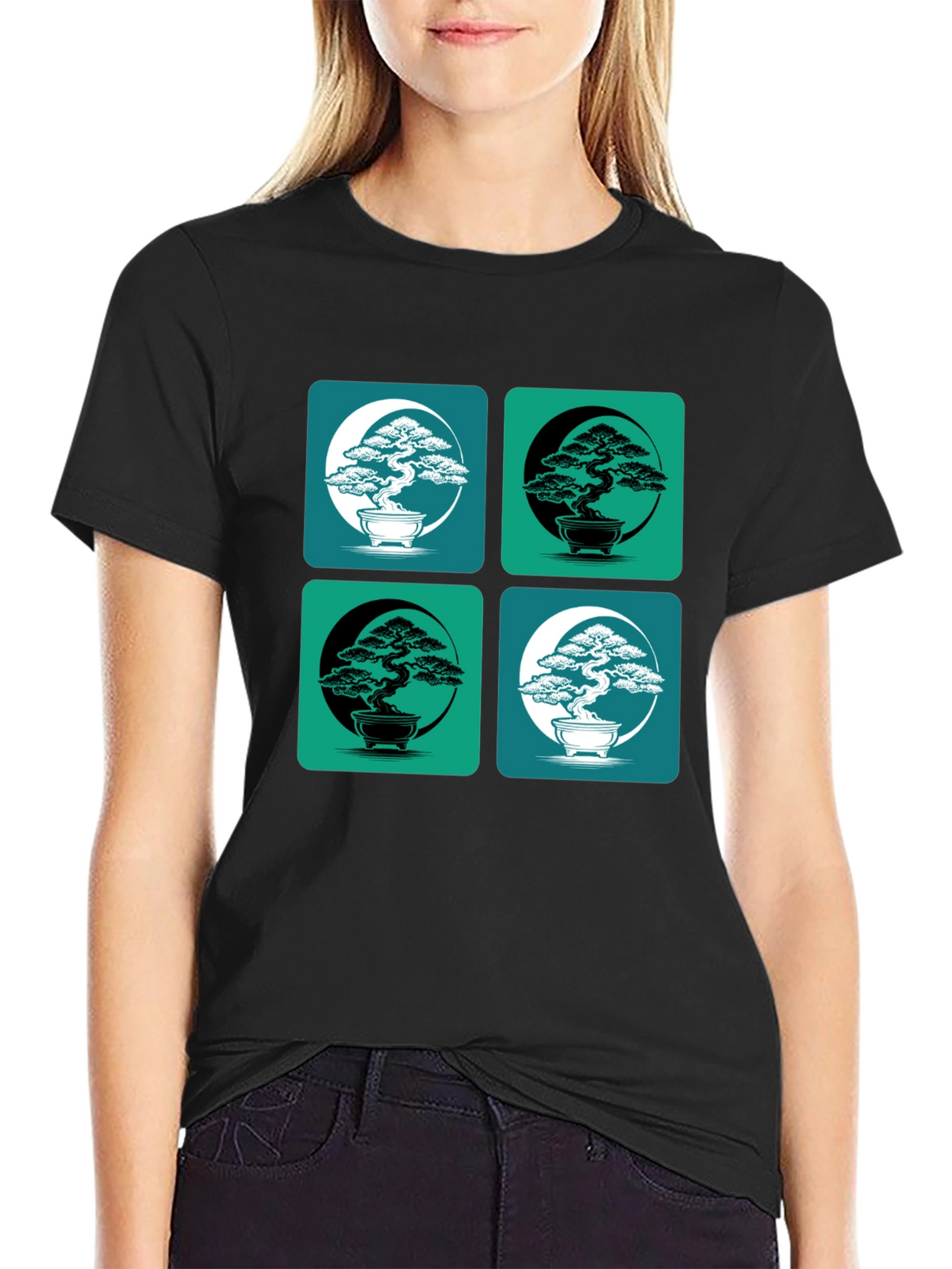 Bonsai Yin Yang T-Shirt - Stylish Graphic Tee