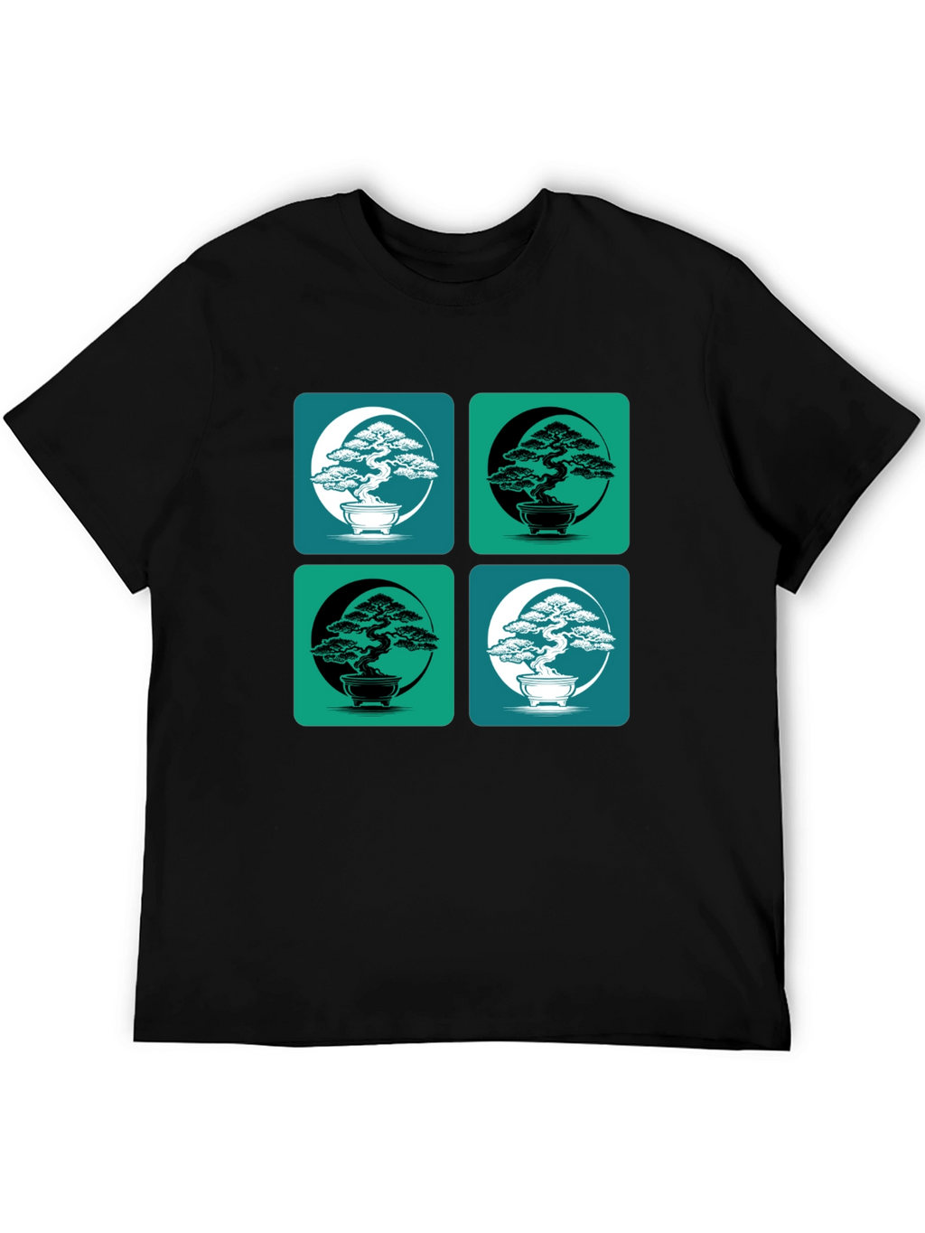 Bonsai Yin Yang T-Shirt - Stylish Graphic Tee