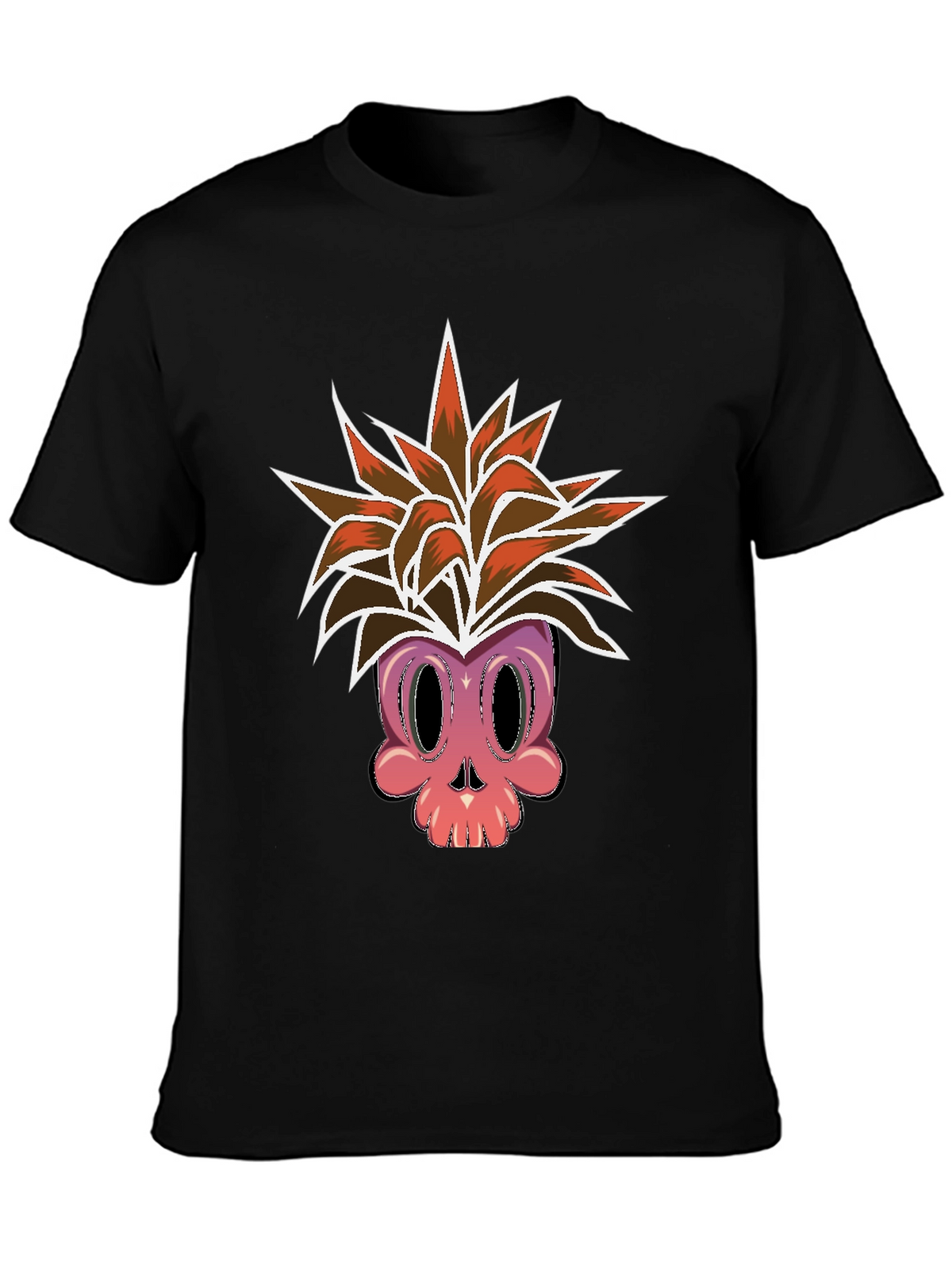 Skull Pineapple Graphic Tee