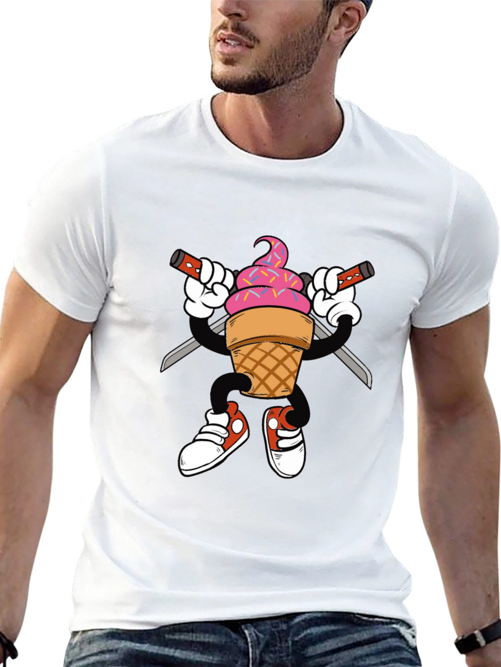 Ice Cream Ninja T-Shirt - Cool Graphic Tee