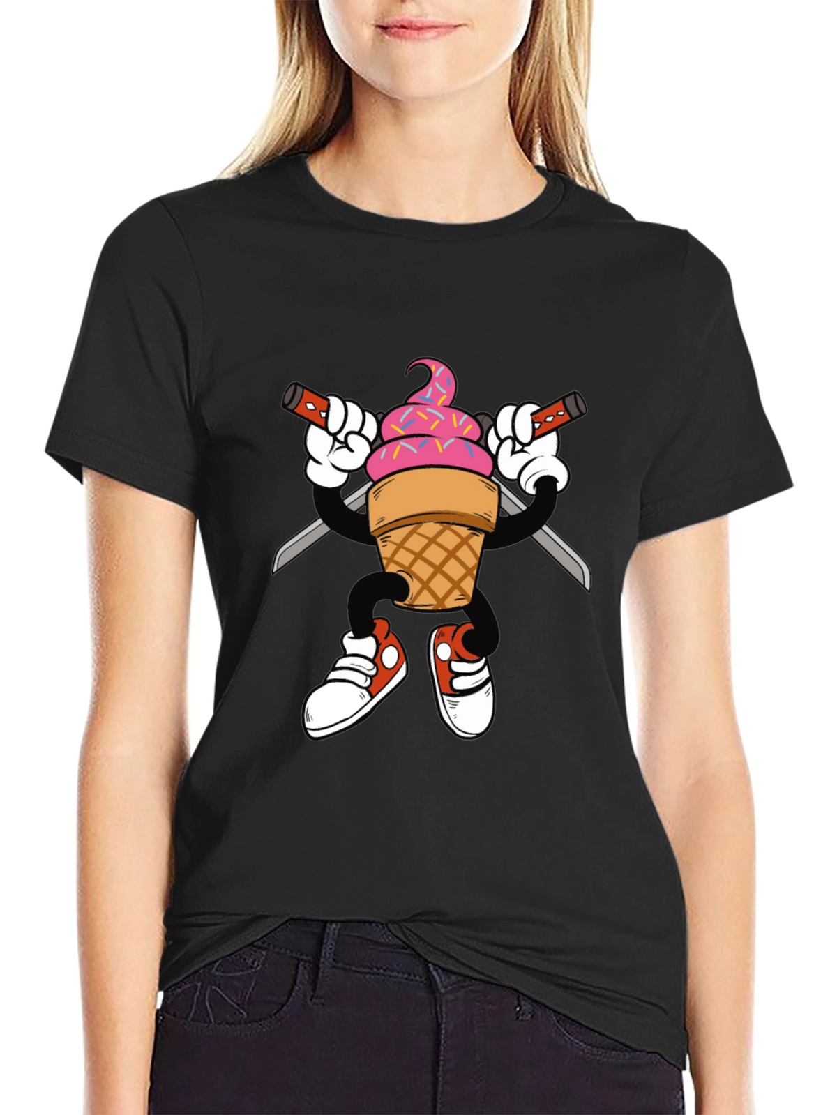 Ice Cream Ninja T-Shirt - Cool Graphic Tee