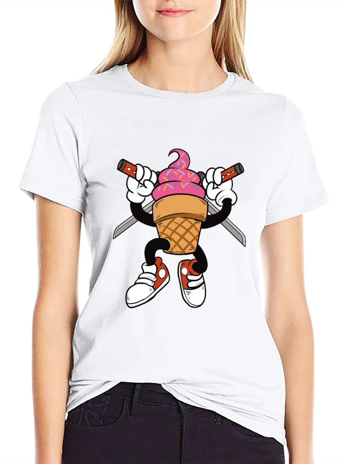Ice Cream Ninja T-Shirt - Cool Graphic Tee