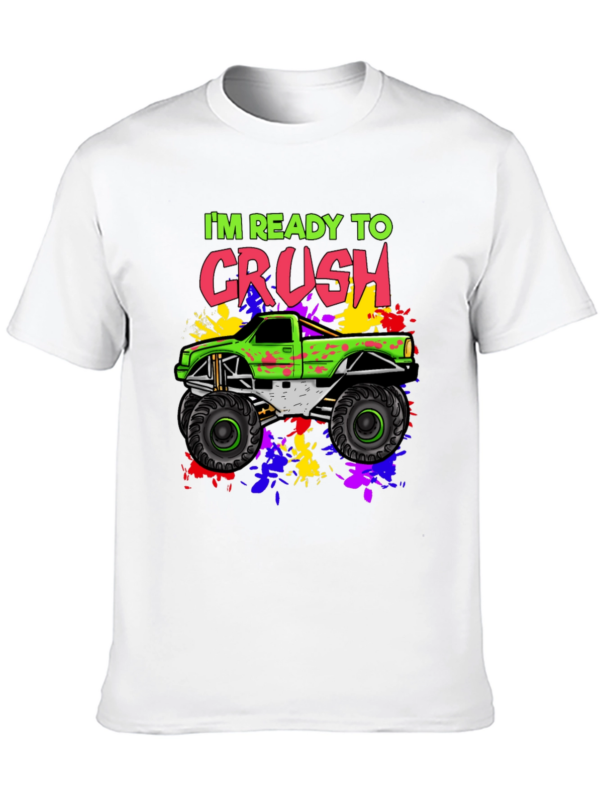 Ready to Crush Monster Truck Graphic Tee