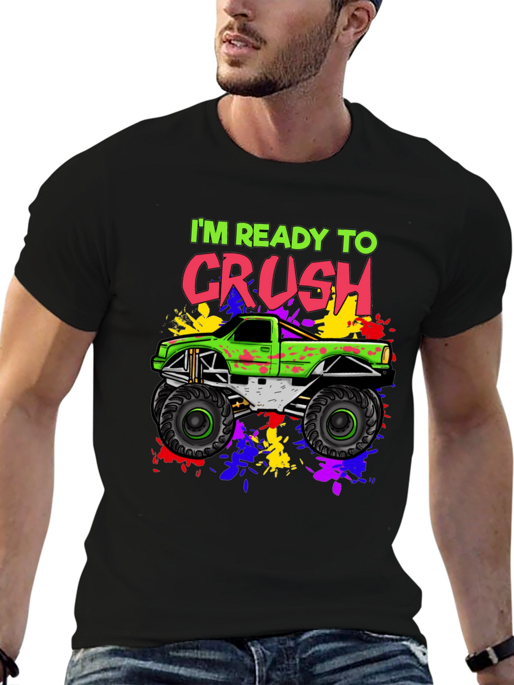 Ready to Crush Monster Truck Graphic Tee