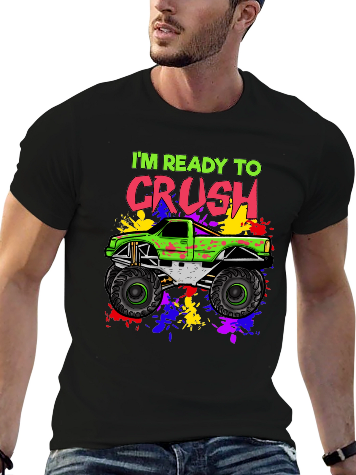 Ready to Crush Monster Truck Graphic Tee