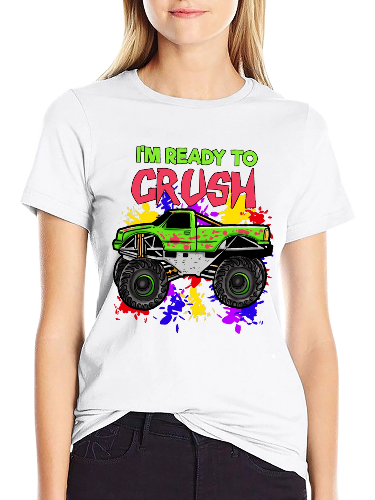 Ready to Crush Monster Truck Graphic Tee