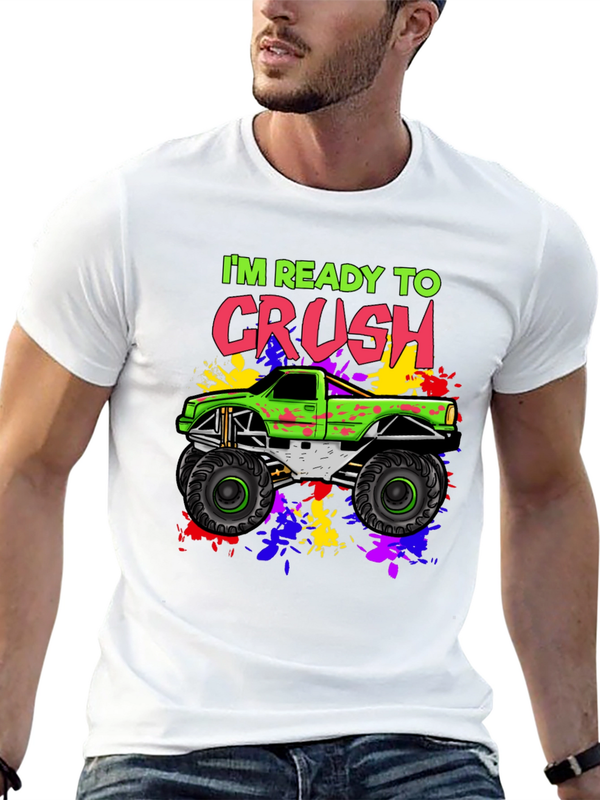 Ready to Crush Monster Truck Graphic Tee