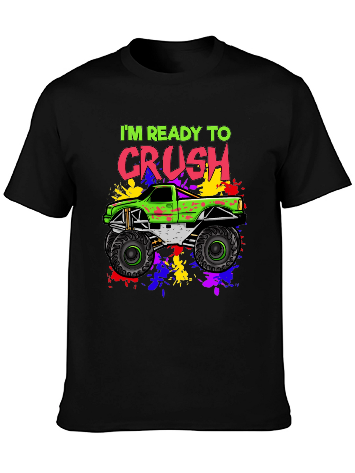 Ready to Crush Monster Truck Graphic Tee