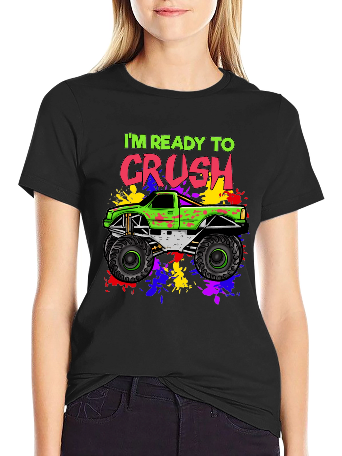 Ready to Crush Monster Truck Graphic Tee