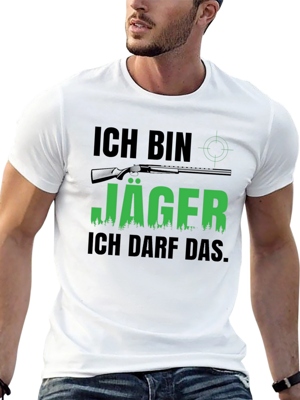 Ich Bin Jäger T-Shirt - Hunter Design