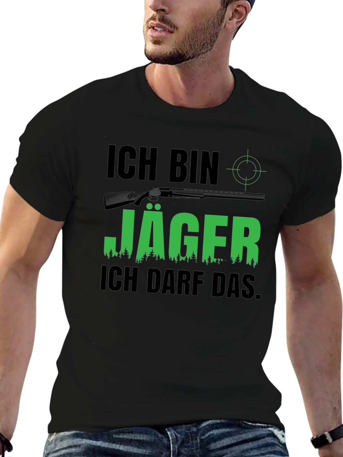 Ich Bin Jäger T-Shirt - Hunter Design