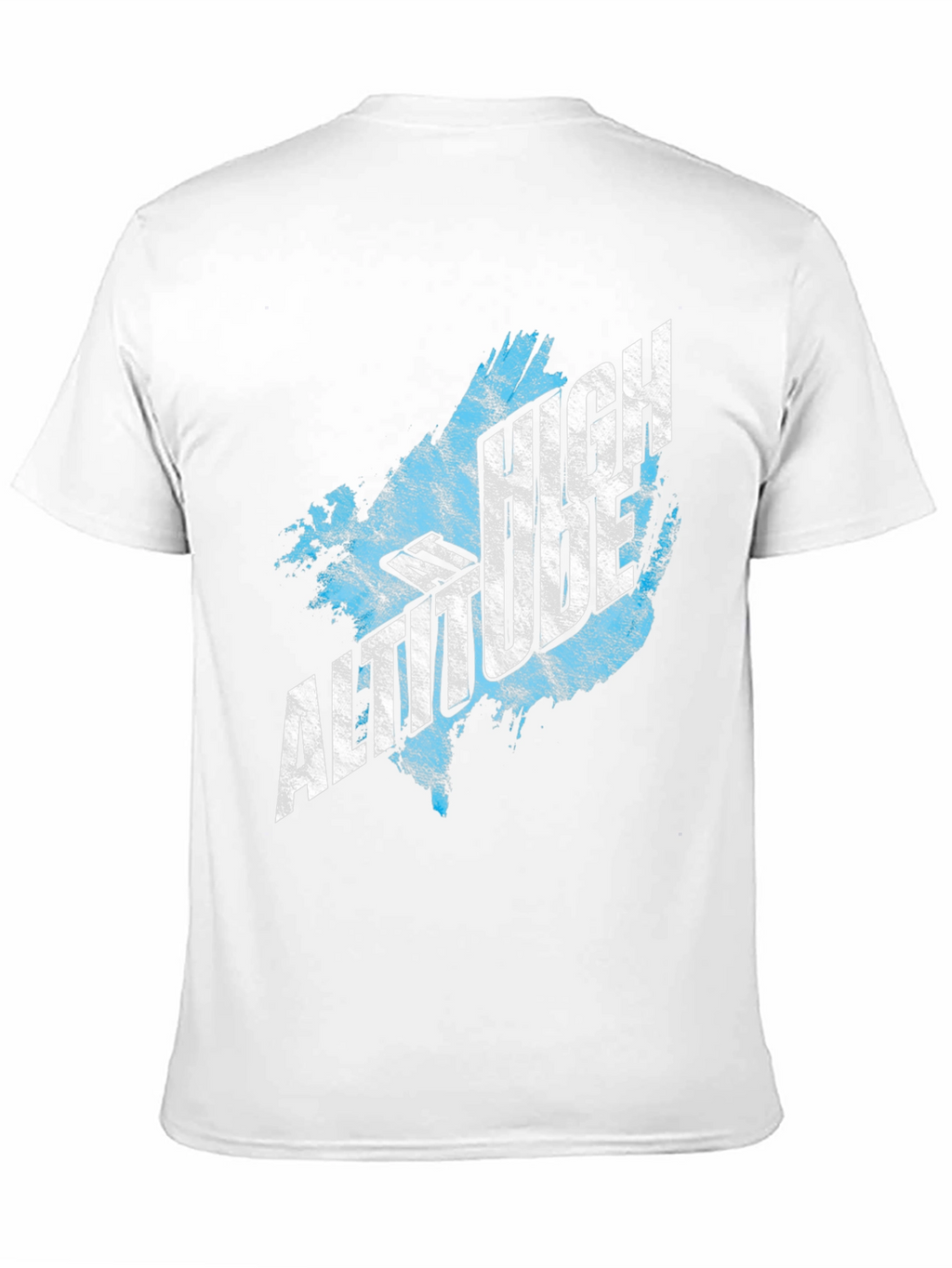 High Altitude Graphic Tee - Black Cotton T-Shirt