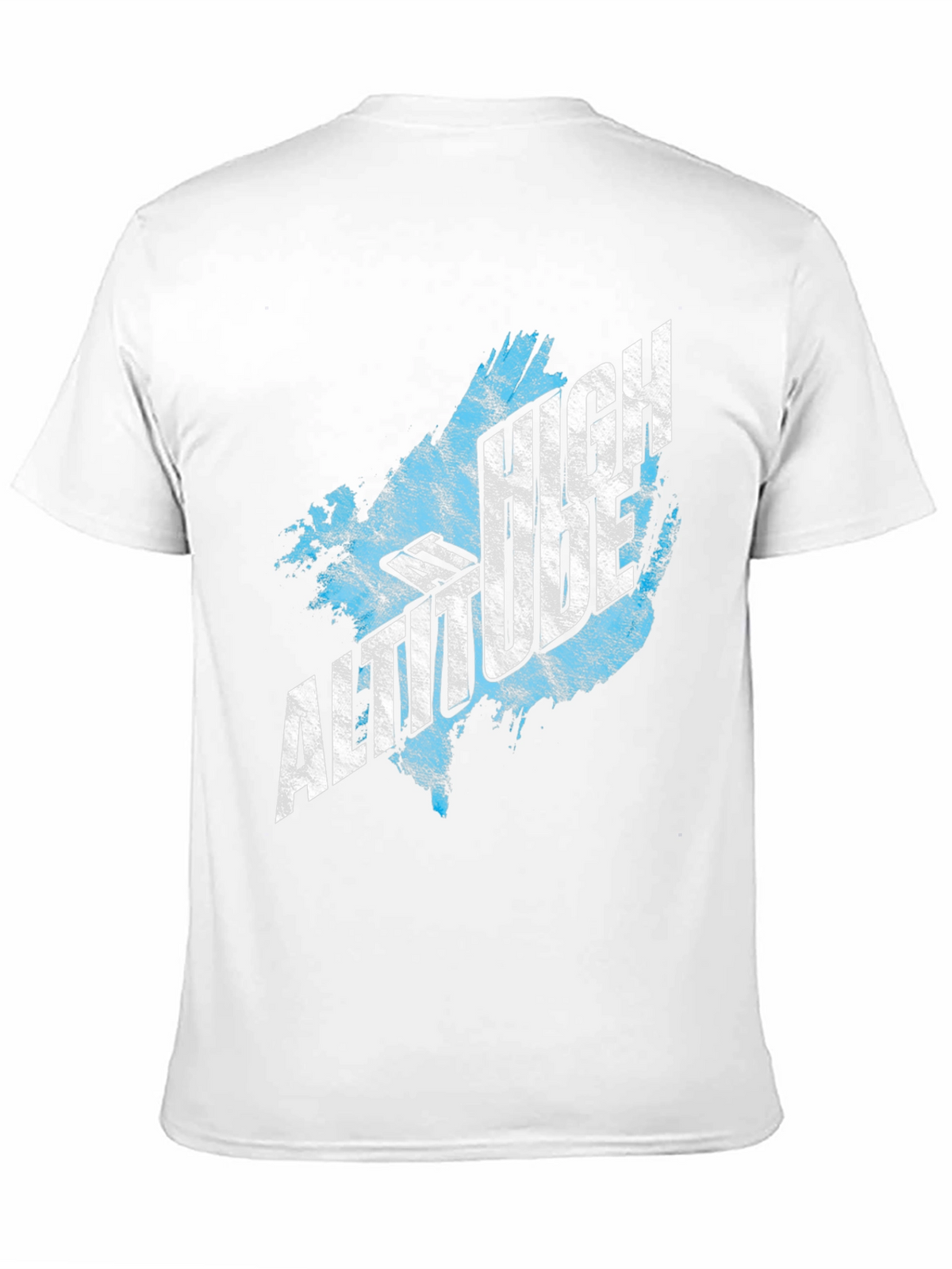 High Altitude Graphic Tee - Black Cotton T-Shirt