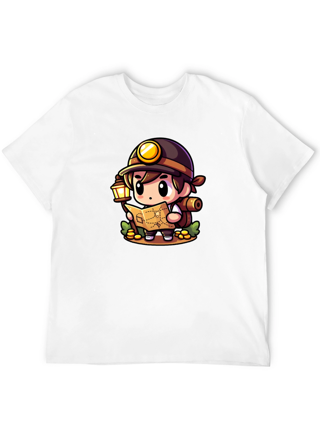 Miner Adventurer Graphic Tee - Black