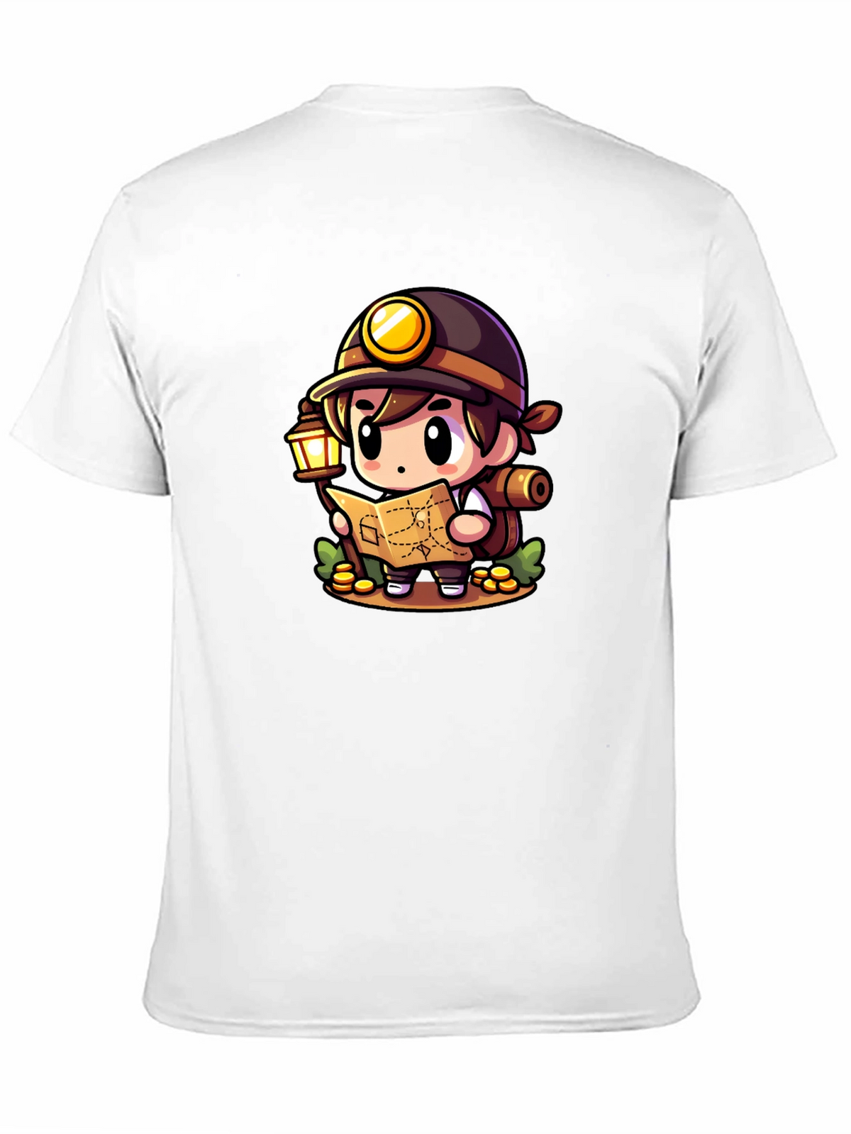 Miner Adventurer Graphic Tee - Black