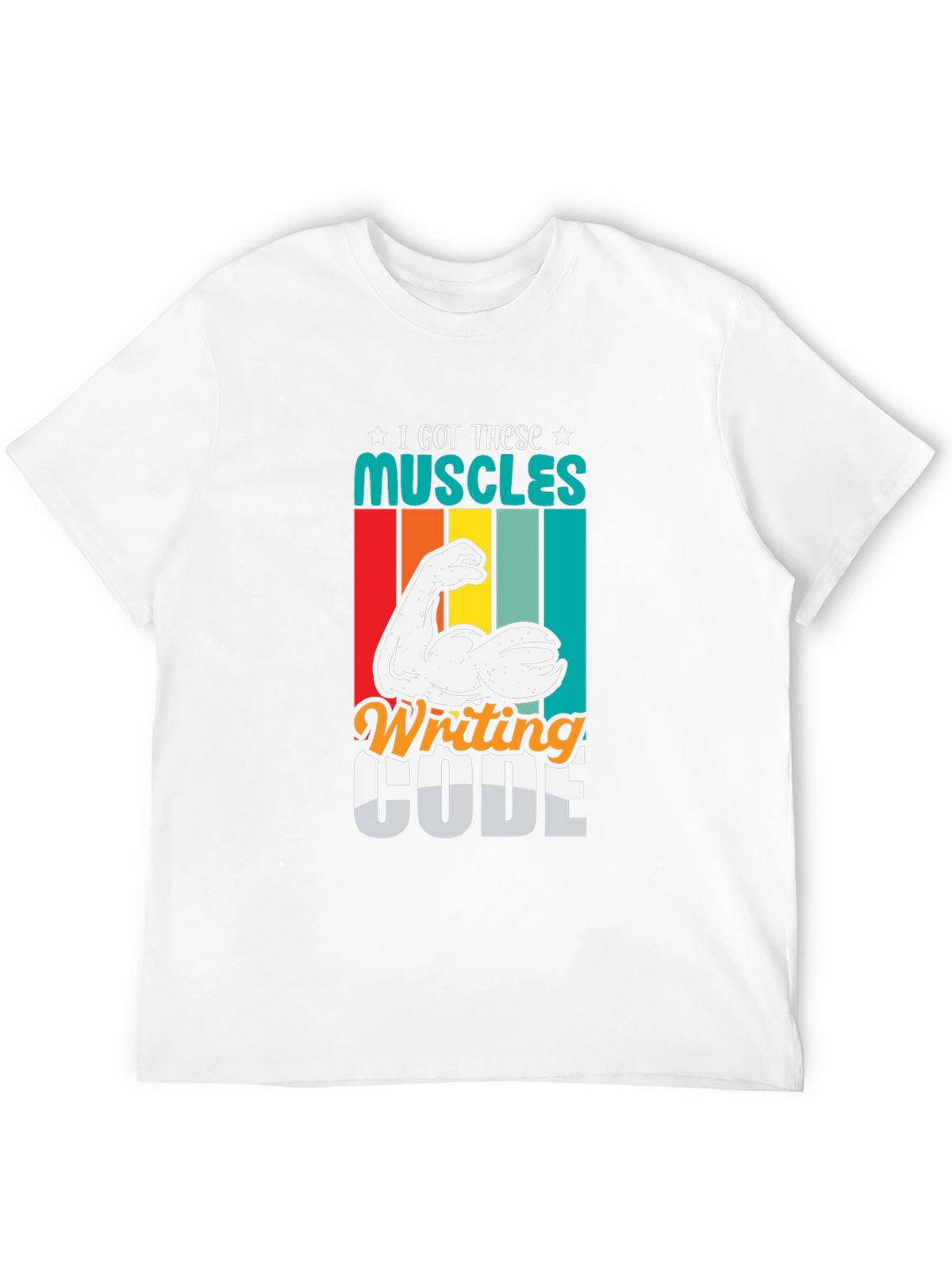 Code Muscles Black Graphic Tee