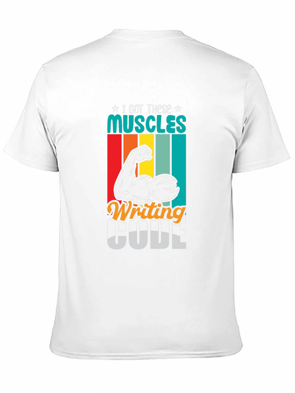 Code Muscles Black Graphic Tee