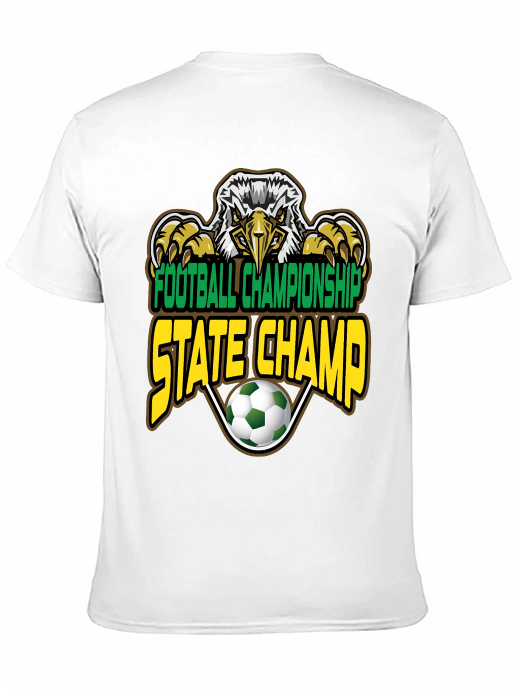 Football Championship State Champ Eagle T-Shirt